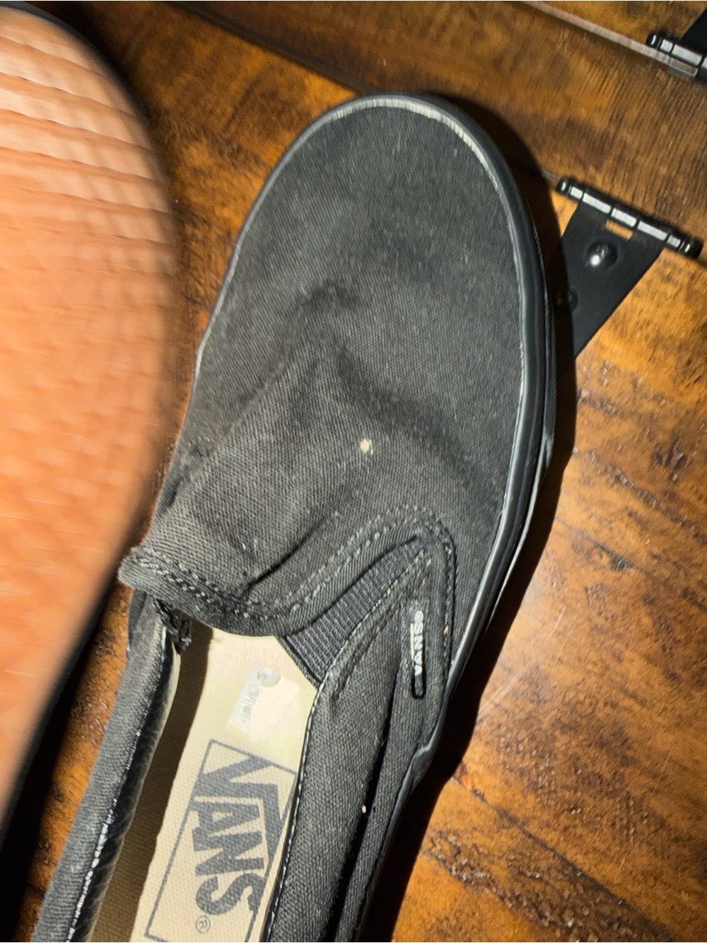 Vans Black Slip-On Canvas Loafer